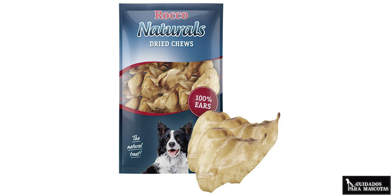 Las orejas de buey son unos snacks saludables para tu perro