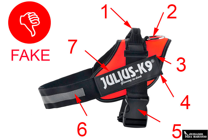 Aprende a distinguir un Julius-K9 falso